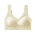 thumbnail image 1 of IROINNID Wireless Bras for Women's No Underwire Comfort Seamless Supportive Bra Raceback Push Up Bralettes Full Coverage Sleep Bras, 1 of 4