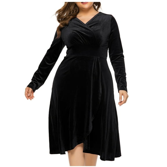 IROINNID Cocktail Dress for Women Wedding Guests Dresses for Women Hollow Out Lace Long Dress Evening Dress Party Dress ,Black