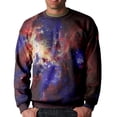 thumbnail image 1 of IROINNID Crew Neck Pullover Sweatshirts Home Graphic Print Long Sleeve Daily Fit 3D Printed Sweatshirts Tops,Purple, 1 of 4