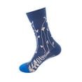 thumbnail image 1 of IROINNID Crew Socks for Men and Women Unisex Gifts Printed Winter Warm Cotton Socks Knit Soft Long Socks Discount,Blue, 1 of 2