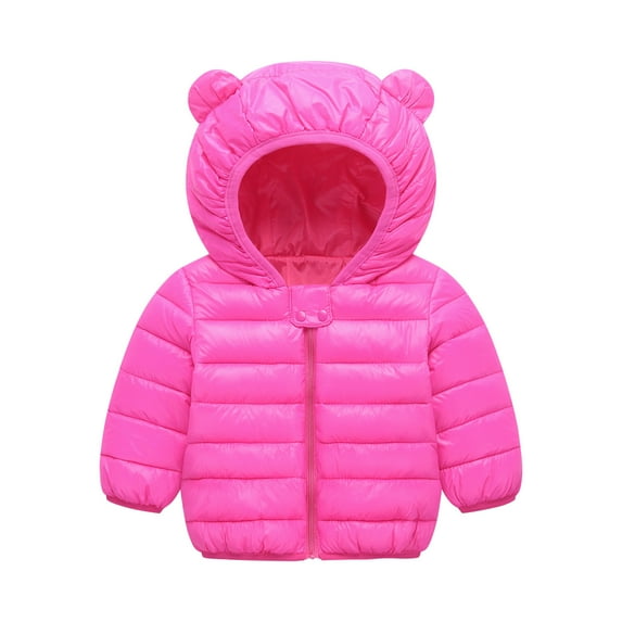 IROINNID Cute Baby Girls Jacket Kids Boys Light Down Coats With Ear Hoodie Spring Girl Clothes Infant Children's Clothing For Boys Coat