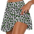thumbnail image 1 of IROINNID Athletic Shorts for Women Summer Pleated Tennis Skirts Athletic Stretchy Short Yoga Fake Two Piece Trouser Skirt Shorts,White, 1 of 5