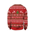 thumbnail image 1 of IROINNID Deals Crew Neck Pullover Sweatshirts Casual Christmas Clothing Loose Tops Christmas Day Long Sleeve Graphic Print Sweater,Burgundy, 1 of 3