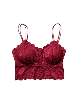 Burgundy Lace Bralette/lingerie/lingerie Sets/bralette/lace Bralette/  Burgundy Bra/red Lingerie 