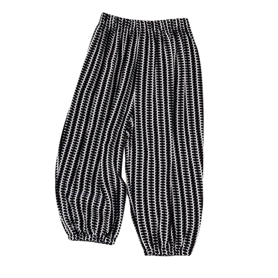 IROINNID Deals Harem Pants for Girl Toddler Kids Baby Girls Cute Sweet Print Flared Pants Trousers Pants,Black