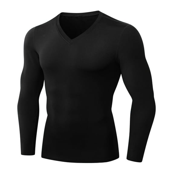 IROINNID Deals Long Sleeve Pullover Shirts for Men Casual Fall/winter Fitness Zipper Hoodie Quick-drying Sports Sweatshirt,Black