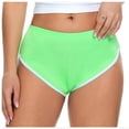 thumbnail image 1 of IROINNID Deals Yoga Shorts for Women Basic Slip Bike Shorts Soft Workout Leggings Yoga Capri,Mint Green, 1 of 8