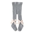thumbnail image 1 of IROINNID Discount Girl Socks Thigh-High Socks Girls Children's Pantyhose Cute Bowknot Non-slip Keep Warm Pantyhose Bottoming Socks,Gray, 1 of 5