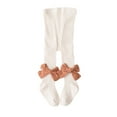 thumbnail image 1 of IROINNID Discount Girl Socks Thigh-High Socks Girls Children's Pantyhose Cute Bowknot Non-slip Keep Warm Pantyhose Bottoming Socks,White, 1 of 6