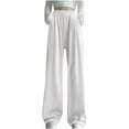 thumbnail image 1 of IROINNID Discount Sweatpants for Women Casual Jogger Relaxed Fit Solid Color Baggy Pants Large Size Sweatpants,Beige, 1 of 9