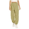 thumbnail image 1 of IROINNID Discount Women's Sweatpants Casual Jogger Solid Color High Waist Athletic Straight Leg Trendy Sweatpants,Khaki, 1 of 6