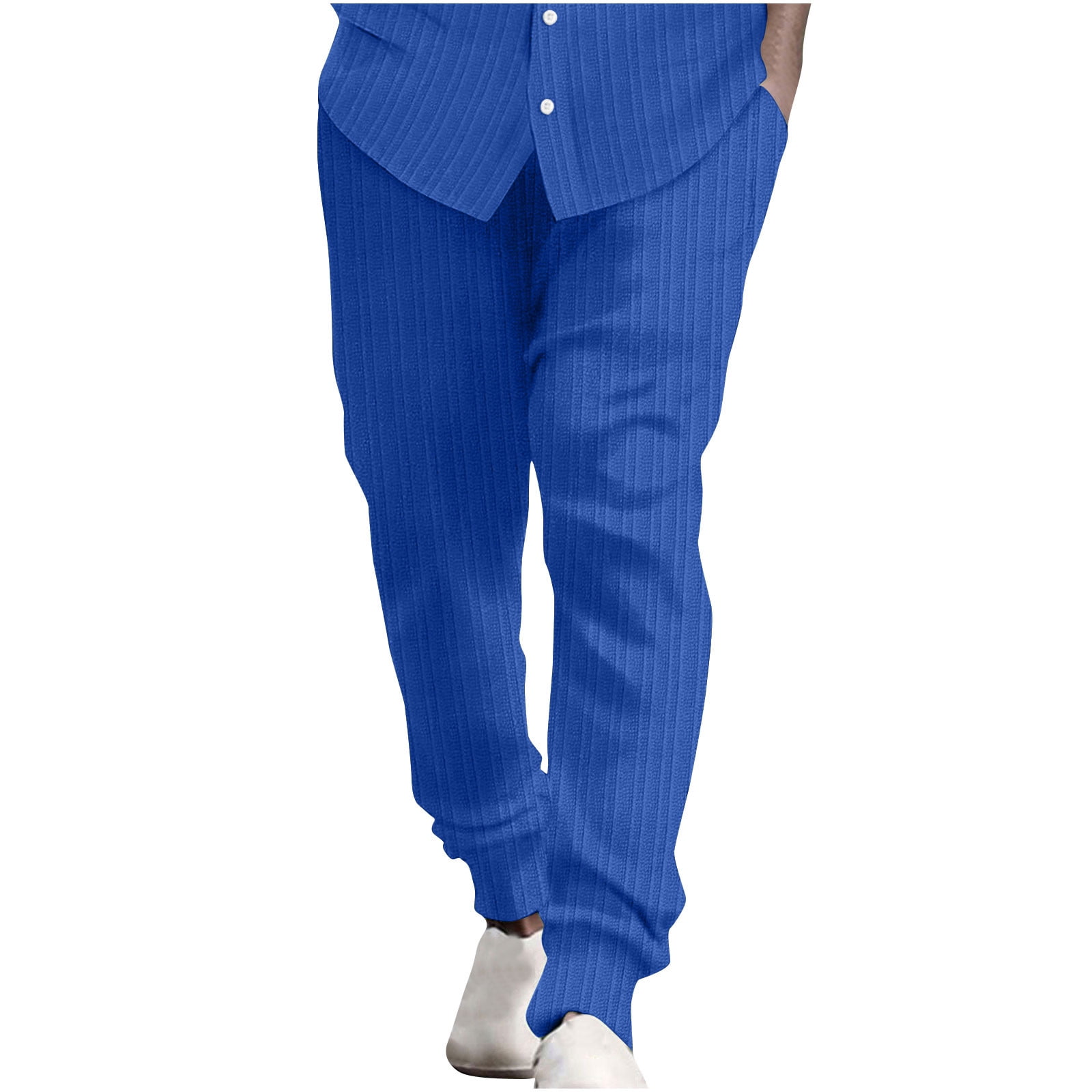 Men's Half Button Top and Drawstring Pants