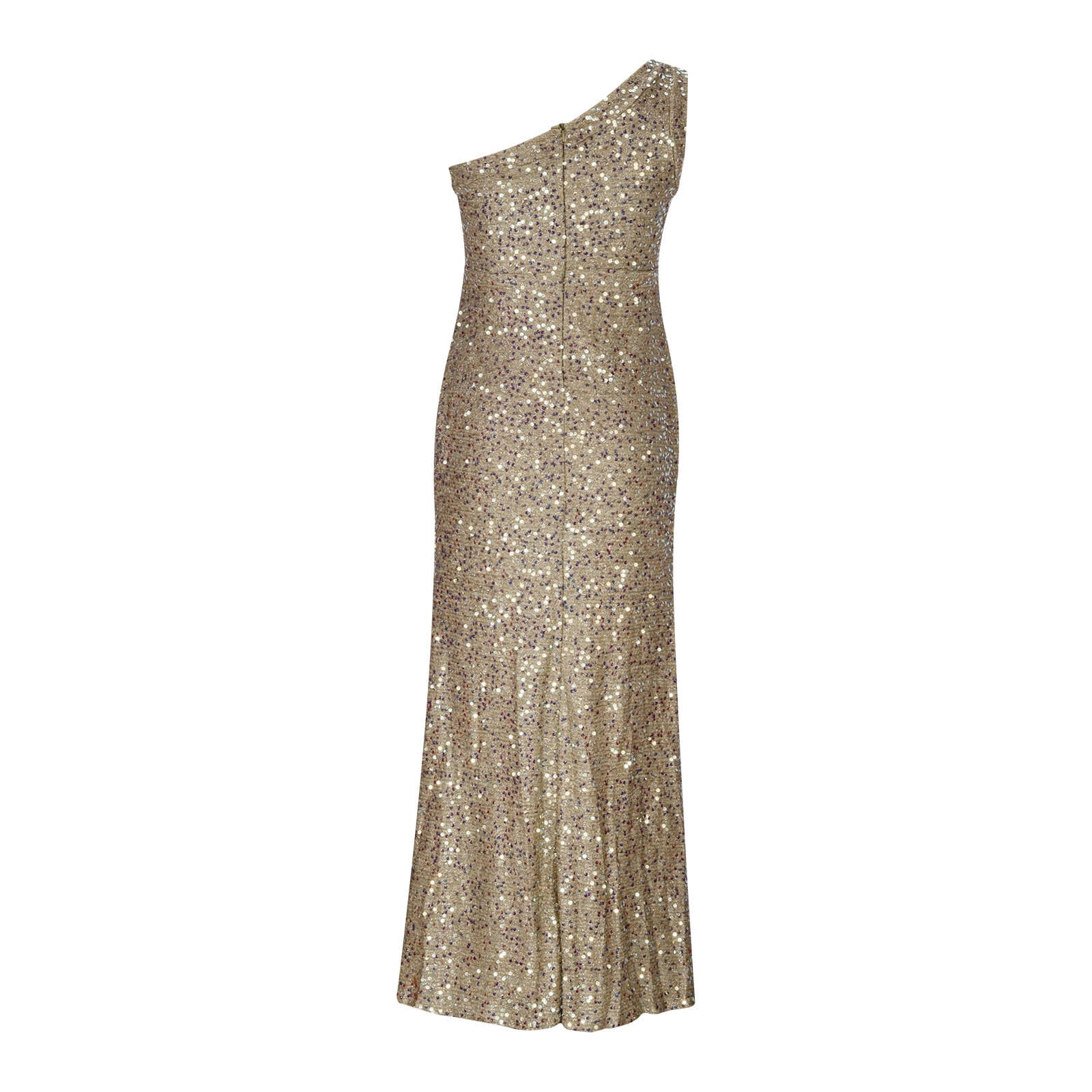 IROINNID Fall Dress for Women Semi Formal Evenning Party Bodycon Dress Pure  Desire Split One Shoulder Sequin Dress,Khaki - Walmart.com
