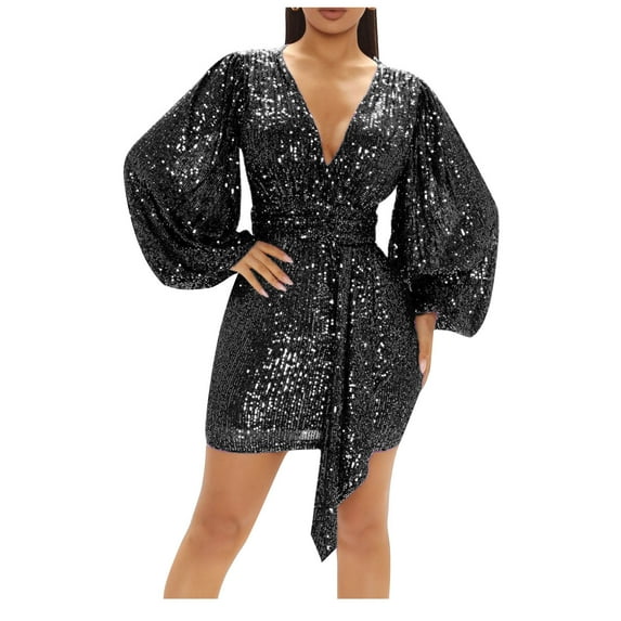 IROINNID Formal Dress for Women Wedding Guest Evening Party Formal Dress Spring And Summer V-Neck Solid Cotton And Linen Pocket Long Sleeved Dress,Black