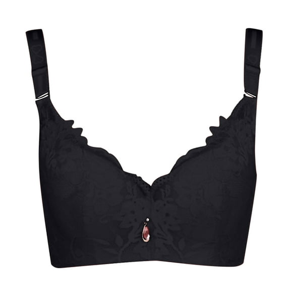 IROINNID Full Coverage Bras For Women Solid Sexy Lace Push-Up Receive Side With Steel Ring Underwear