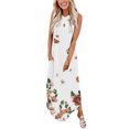 thumbnail image 1 of IROINNID Full-Length Dress For Women Printed Casual Loose Summer Tank Beach Sundress Dresses Sleeveless V-Neck Sundress, 1 of 5