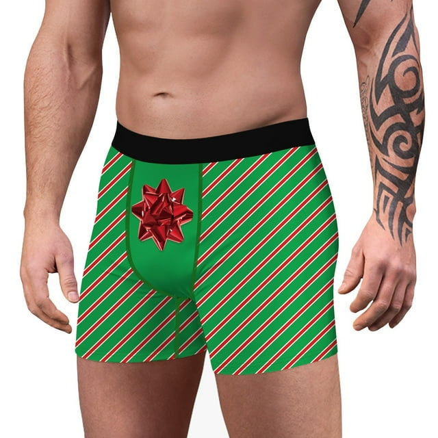 IROINNID Funny Boxers for Men Adult Humor Stretch Novelty Print Boxer