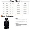 thumbnail image 1 of IROINNID Halloween Costumes For Women Empire Dress Deals Long Sleeve Splicing Solid Color Gothic Cosplay Dress,Black, 1 of 5