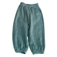 thumbnail image 1 of IROINNID Harem Pants for Girl Toddler Kids Baby Girls Cute Sweet Elasticity Flared Pants Trousers Pants,Mint Green, 1 of 6