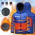 thumbnail image 1 of IROINNID Heated Jacket for Kids 4-15 Years Windproof Plus Size Coat For Children Winter 3 Heated Zone Coat On Clearance, Battery Not Included, 1 of 8