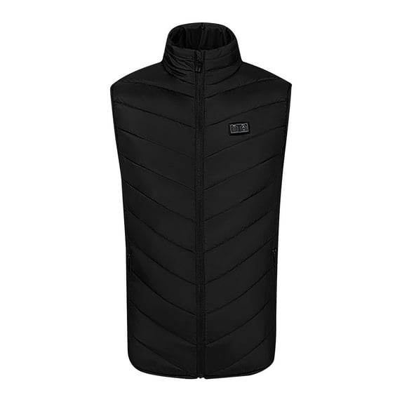 IROINNID Heated Vest for Men Women 11 Heating Areas Vest Smart USB Charging Hunting Vest with Zipper Pocket,Black