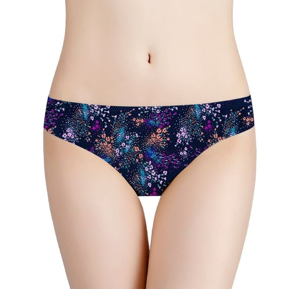 IROINNID Hipster Underwear For Women At Hip Silky Low Waist Breathable Nylon Underpants Comfy Graphic Prints Panties