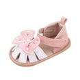 thumbnail image 1 of IROINNID Infant Baby's Summer Sandals Summer Princess Non-slip Sole Cute Bowknot Sandals, Size 3-11M, 1 of 4