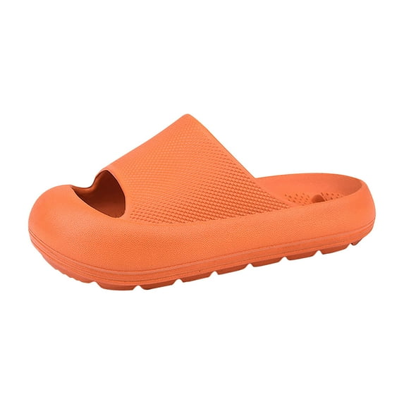 IROINNID Kid's Summer Slippers Indoor Bathroom Non-slip Water Leakage Soft EVA Sole Unisex Sandals, Size 4-11Y