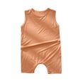 thumbnail image 1 of IROINNID Pajamas Summer Sleeveless Cotton Cozy Round Neck Soild color Baby Boys and Grils Clothes, 1 of 5