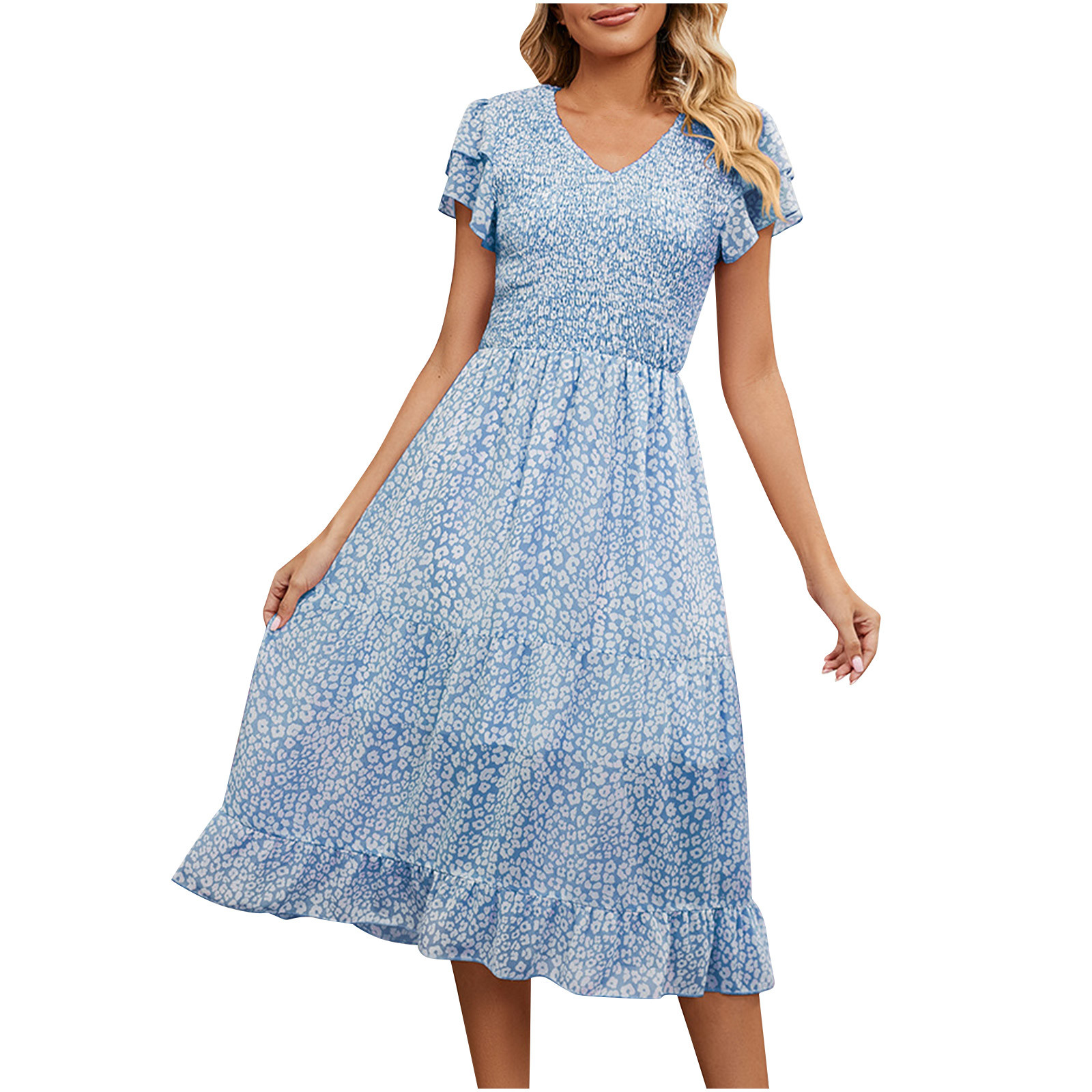 reiss dresses sale Bridesmay Cocktail for Women 2024 Wedding Guest Midi Dress with r_11 Black lace lingerie slip Color:Victoria Blue