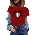 thumbnail image 1 of IROINNID Loose Comfy T-shirts For Woman Versatile Print Round-Neck Short Sleeve T-Shirt Spring Saving, 1 of 5