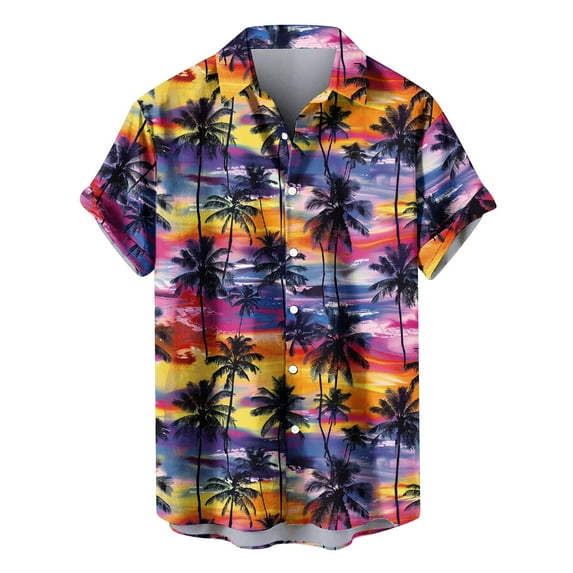 IROINNID Men'S T-Shirts Big and Tall T Shirts for Men, Business Lightweight Thin Basic V-Neck Printed Trendy Tops for Men