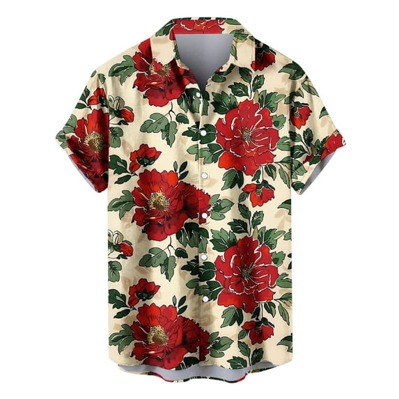 IROINNID Men'S T-Shirts Big and Tall T Shirts for Men, Business Lightweight Thin Basic V-Neck Printed Trendy Tops for Men