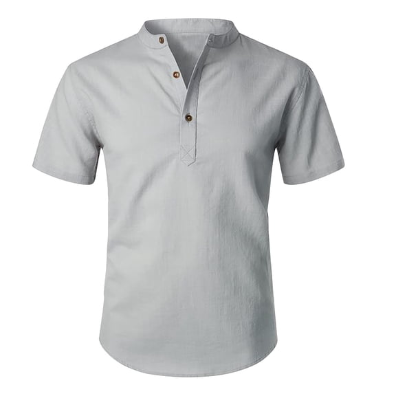 IROINNID Men'S T-Shirts Big and Tall T Shirts for Men, Lightweight Thin Basic Casual V-Neck Pullover Comfortable Plain Tops