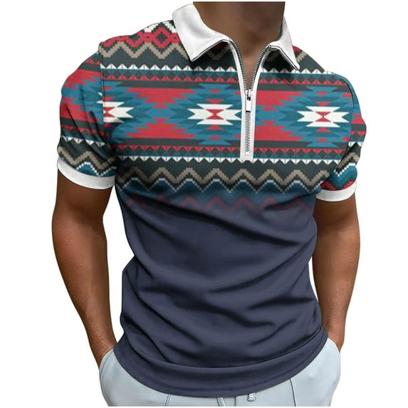 IROINNID Men'S T-Shirts Big and Tall T Shirts for Men, Lightweight Thin Basic Lapel V-Neck Pullover Casual Summer Blouse for Men