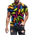 thumbnail image 1 of IROINNID Men'S T-Shirts Big and Tall T Shirts for Men, Lightweight Thin Basic Round Neck Casual Printed for Men, 1 of 5
