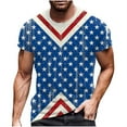 thumbnail image 1 of IROINNID Men'S T-Shirts Big and Tall T Shirts for Men, Lightweight Thin Basic Round Neck Indenpence Day Comfortable Tops, 1 of 5