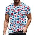 thumbnail image 1 of IROINNID Men'S T-Shirts Big and Tall T Shirts for Men, Lightweight Thin Basic Round Neck Indenpence Day Printed Comfortable Casual Loose Tops, 1 of 5