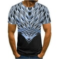 thumbnail image 1 of IROINNID Men'S T-Shirts Big and Tall T Shirts for Men, Lightweight Thin Basic Round Neck Printed Tops for Men, 1 of 6