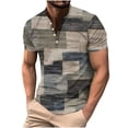 thumbnail image 1 of IROINNID Men'S T-Shirts Big and Tall T Shirts for Men, Lightweight Thin Basic Round Neck Summer Plaid Casual Loose Tops, 1 of 5