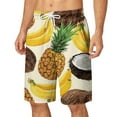 thumbnail image 1 of IROINNID Men's And Big Men's Casual Hawaiian Style Elastic Waist Printed Loose Beach Shorts, 1 of 5