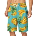 thumbnail image 1 of IROINNID Men's And Big Men's Casual Hawaiian Style Elastic Waist Printed Loose Beach Shorts, 1 of 5
