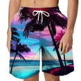 thumbnail image 1 of IROINNID Men's Athletic Shorts Elastic Waist with Pocket Drawstring Printed (Available in Big & Tall), 1 of 4
