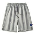 thumbnail image 1 of IROINNID Men's Athletic Shorts Elastic Waistband Relaxed Fit Summer Casual Cotton Work Shorts(Big and Tall Shorts for Men), 1 of 6