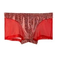 thumbnail image 1 of IROINNID Men's Boxer Briefs, Casual Soft and Breathable Sexy Low Waist Cotton Underwear with ComfortFlex Panty, 1 of 4