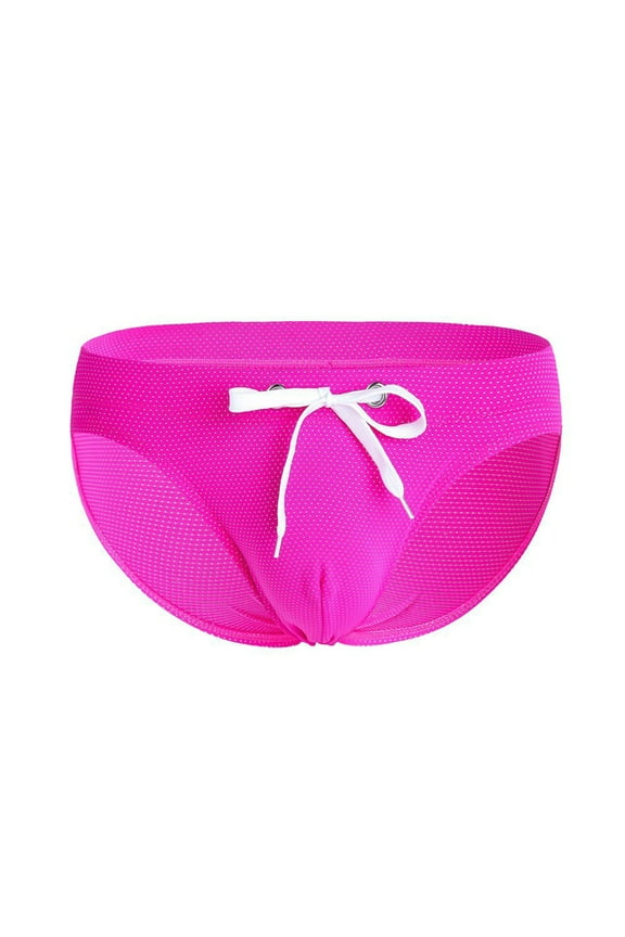 Men's Breathable Modal Microfiber Soft Drawstring Beach Trunks Underwear