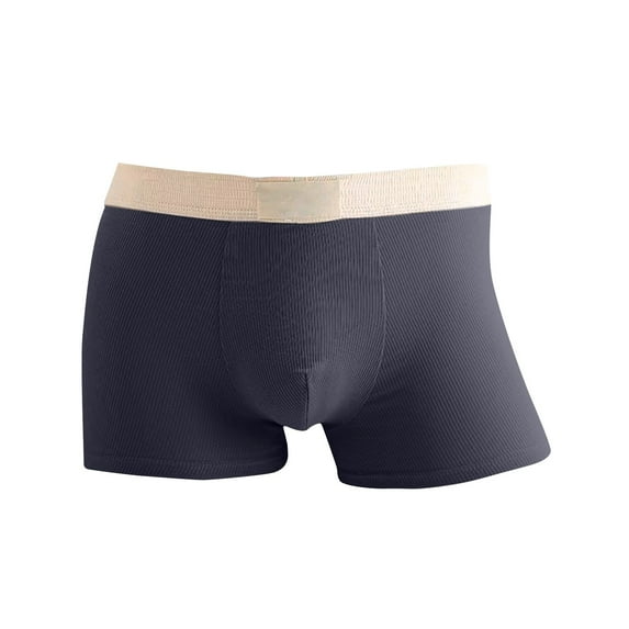 IROINNID Men's Breathable Modal Microfiber Soft Plain Trunks Underwear Covered Band