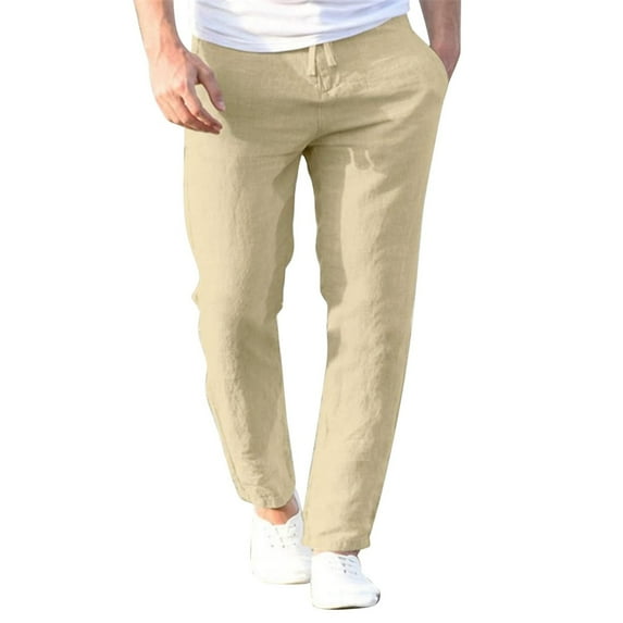 IROINNID Men's Cargo Pants Fit Expandable Waist Fishing Hiking Straight Casual Workout with Pockets and Elastic Waist (Regular and Big & Tall Sizes)