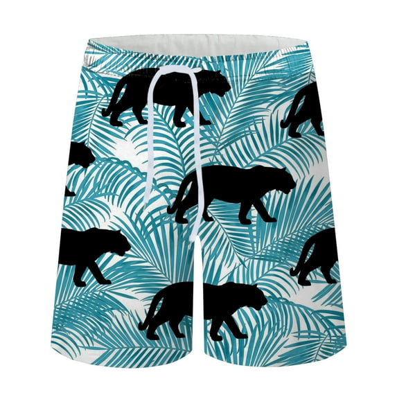 IROINNID Men's Casual Comfy Printed Breathable Loose Vacation Swimming Shorts