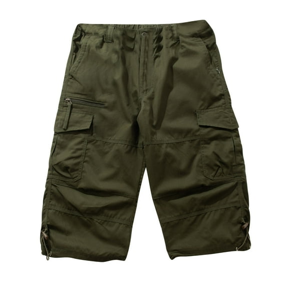 IROINNID Men's Casual Outdoors Active Wear Cargo Pull On Shorts